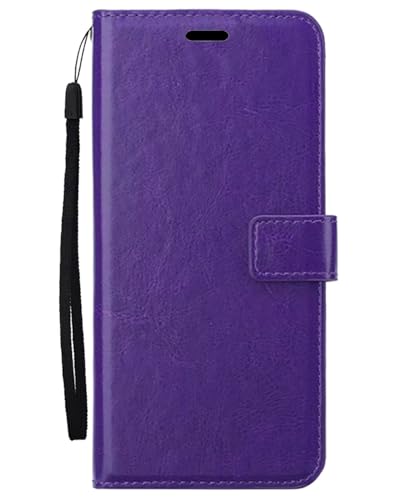 Nomfy Handyhülle für Samsung A36 Bookcase mit Magnetverschluss und Kartenhalter Moderne Trendy Hülle - Lila von Nomfy
