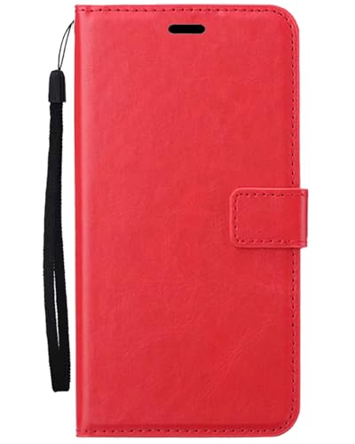 Nomfy Handyhülle für iPhone 16e Bookcase mit Magnetverschluss und Kartenhalter Moderne Trendy Hülle - Rot Nomfy Handyhülle für iPhone 16e Bookcase mit Magnetverschluss und Kartenhalter Moderne Trendy Hülle - Rot von Nomfy