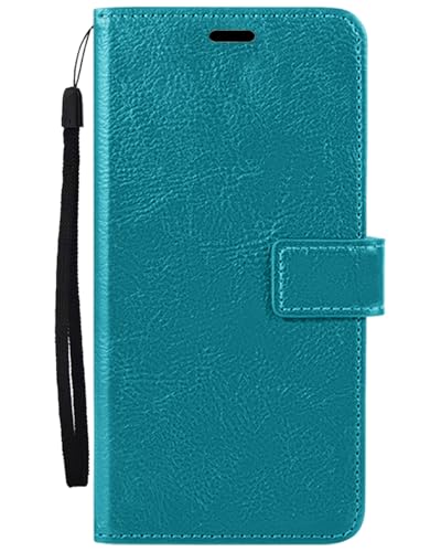 Nomfy Handyhülle für iPhone 16e Bookcase mit Magnetverschluss und Kartenhalter Moderne Trendy Hülle - Türkis Nomfy Handyhülle für iPhone 16e Bookcase mit Magnetverschluss und Kartenhalter Moderne Trendy Hülle - Türkis von Nomfy