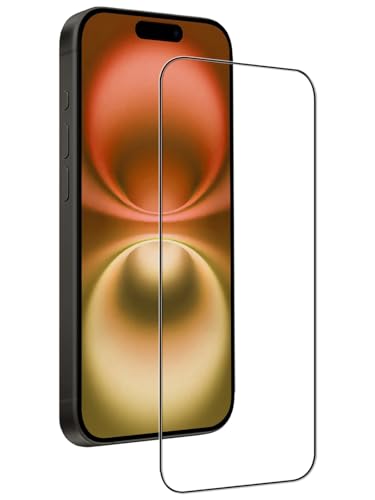 Nomfy Panzerglas für iPhone 16 Gehärtetes Glas 9H Full Cover Schutzfolie Displayschutzfolie Case Friendly Nomfy Panzerglas für iPhone 16 Gehärtetes Glas 9H Full Cover Schutzfolie Displayschutzfolie Case Friendly von Nomfy