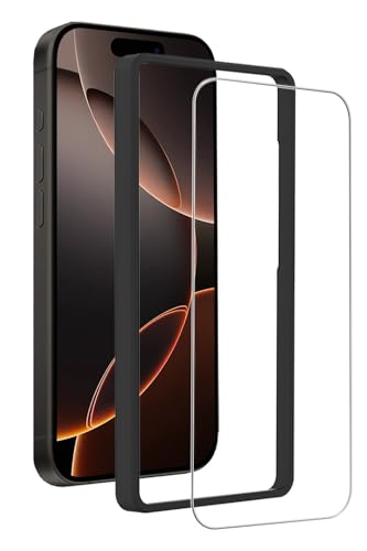 Nomfy Panzerglas für iPhone 16 Pro Gehärtetes Glas 9H mit Installationswerkzeug Schutzfolie Displayschutzfolie Case Friendly Nomfy Panzerglas für iPhone 16 Pro Gehärtetes Glas 9H mit Installationswerkzeug Schutzfolie Displayschutzfolie Case Friendly von Nomfy