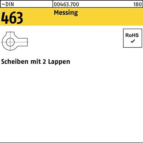 25 Stk. Scheibe DIN 463 2 Lappen 23 Messing 25 Stück Noname 004637000230000 25 Stk. Scheibe DIN 463 2 Lappen 23 Messing 25 Stück Noname 004637000230000 von Noname