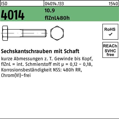 25 Stk. Sechskantschraube ISO 4014 Schaft M20x 150 10.9 zinklamellenb. 25 Stück 25 Stk. Sechskantschraube ISO 4014 Schaft M20x 150 10.9 zinklamellenb. 25 Stück von Noname