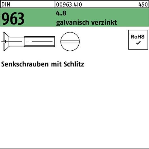 25 Stk. Senkschraube DIN 963 Schlitz M20x 60 4.8 galv.verz. 25 Stück Noname 25 Stk. Senkschraube DIN 963 Schlitz M20x 60 4.8 galv.verz. 25 Stück Noname von Noname
