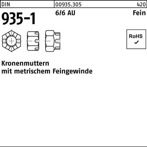 3 Stk. Kronenmutter DIN 935-1 M56x 2 6 1 Stück Noname 009353050560200 3 Stk. Kronenmutter DIN 935-1 M56x 2 6 1 Stück Noname 009353050560200 von Noname