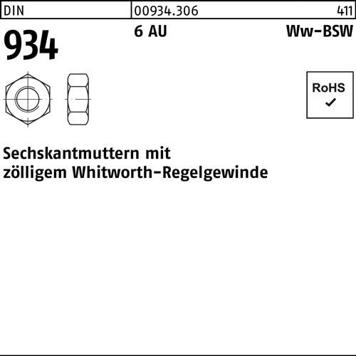 5 Stk. Sechskantmutter DIN 934 WW 1 3/4 6 Automatenstahl 1 Stück Noname 5 Stk. Sechskantmutter DIN 934 WW 1 3/4 6 Automatenstahl 1 Stück Noname von Noname
