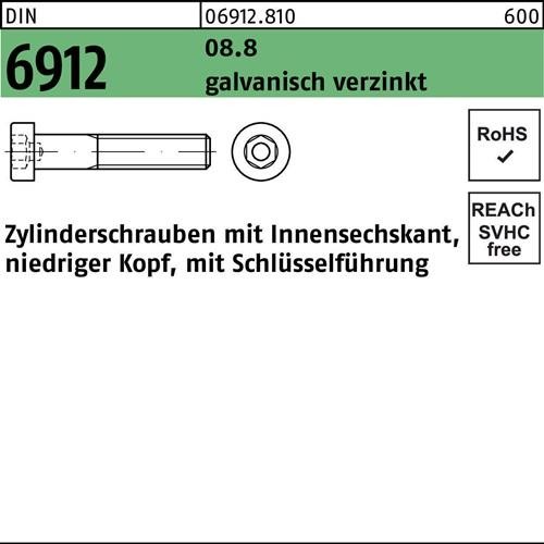50 Stk. Zylinderschraube DIN 6912 Innen-6kt M10x140 8.8 galv.verz. 50St. Noname 50 Stk. Zylinderschraube DIN 6912 Innen-6kt M10x140 8.8 galv.verz. 50St. Noname von Noname