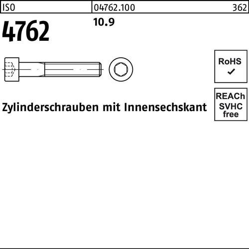 50 Stk. Zylinderschraube ISO 4762 Innen-6kt M10x 350 10.9 50 Stück Noname 50 Stk. Zylinderschraube ISO 4762 Innen-6kt M10x 350 10.9 50 Stück Noname von Noname