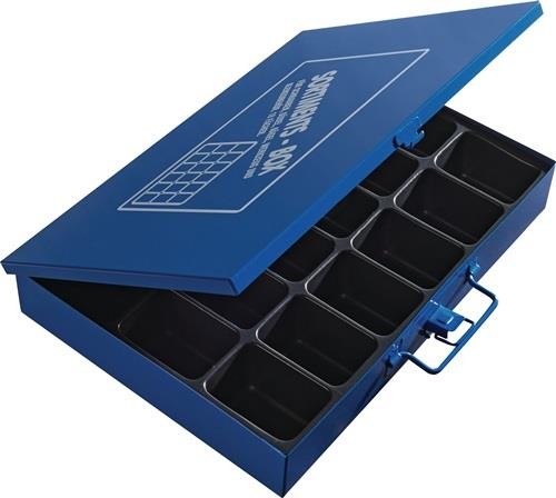 Sortimentskasten B330xT240xH50mm 18 Fächer o.Beschriftungsschild blau Noname Sortimentskasten B330xT240xH50mm 18 Fächer o.Beschriftungsschild blau Noname von Noname