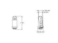 Barthelme Spezialglühlampe Klar MS2,8 10 V 45 mA 1 Set Barthelme Spezialglühlampe Klar MS2,8 10 V 45 mA 1 Set von Noname