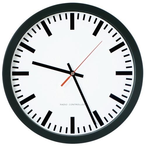 Wanduhr Funkuhr Ku.schwarz D.300mm 1,5V Balken D.300mm Noname 51.001.322 Wanduhr Funkuhr Ku.schwarz D.300mm 1,5V Balken D.300mm Noname 51.001.322 von Noname