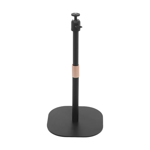 NoneDanGee Projektorständer, Beamer Ständer 360° Schwenkbar 90° Kippbar, Desktop Projektorständer, Höhenverstellbar 30-45.5cm, 1/4-Zoll-Montageschraube, Tragfähigkeit 5 kg für Projektor, Kamera von NoneDanGee