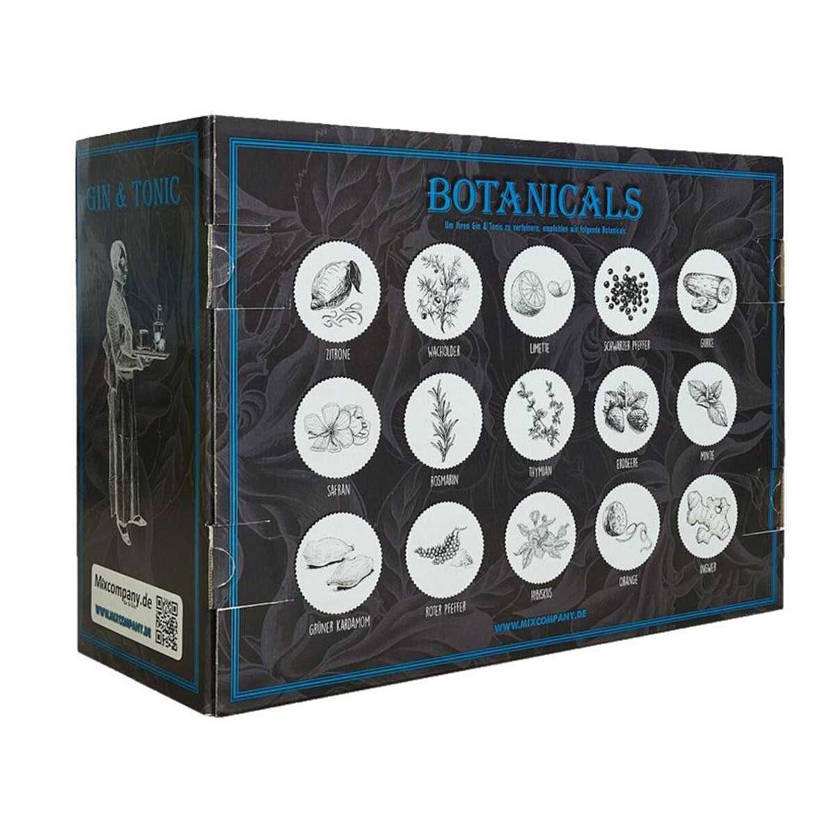 Gin Tasting Set (24x verschiedene Gins Geschenkbox Probierset Geschenkset) von MixCompany