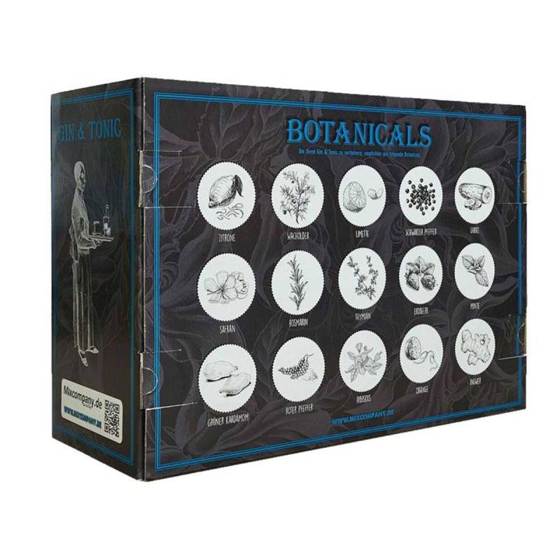 Gin Tasting Set (24x verschiedene Gins Geschenkbox Probierset Geschenkset) von MixCompany