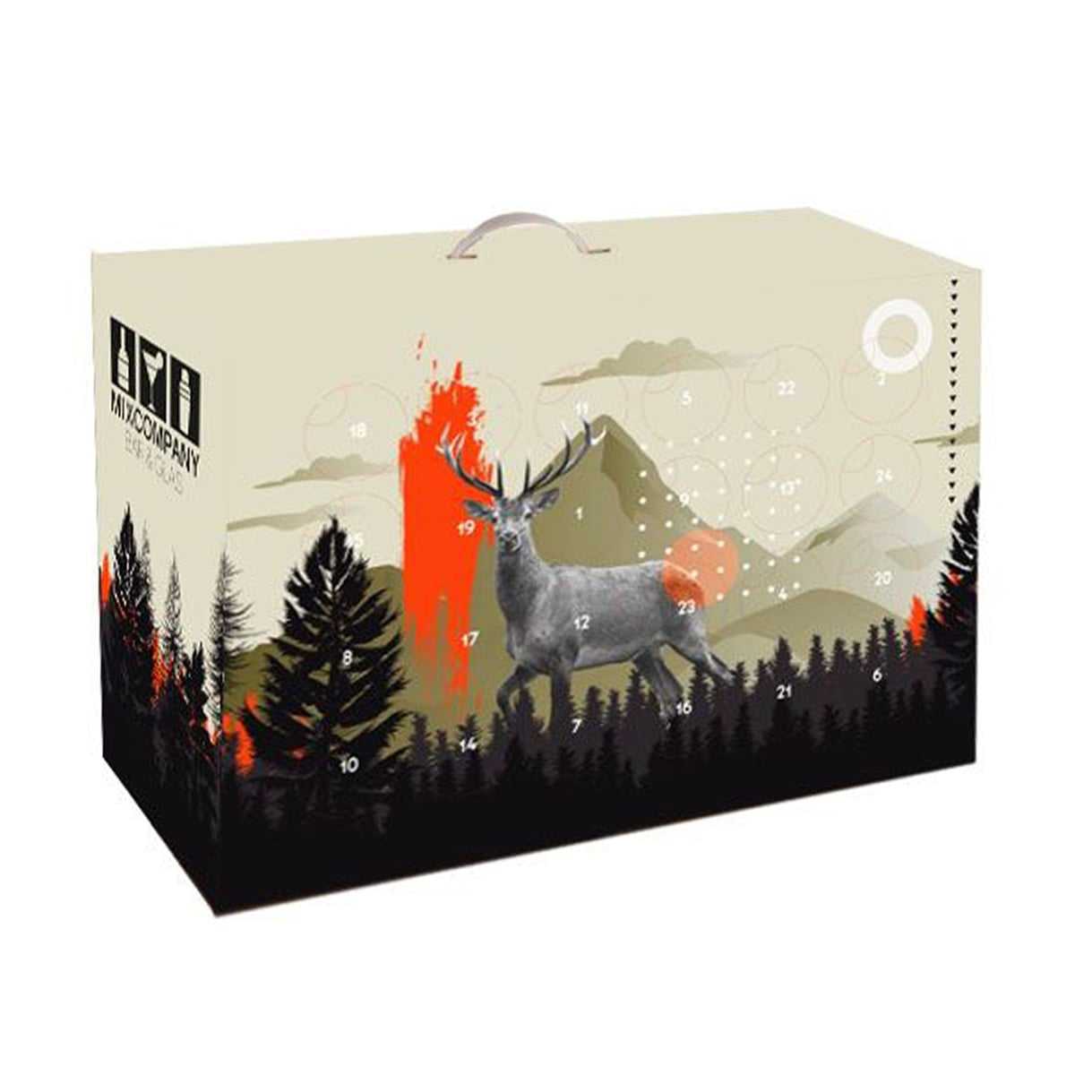 Jägermeister Adventskalender Set (24 verschiedene Jägermeister Artikel Geschenkbox Geschenkset) von MixCompany