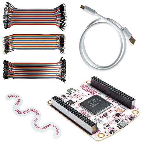 GreatFET One Bundle - Hochgeschwindigkeits-USB-Peripheriegerät, Logikanalysator, Debugger und Entwicklungsboard. Öffnen Sie Hardware. Enthält GreatFET One, Wiggler, Kabel und 120 Prototyping-Drähte von NooElec