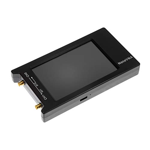 Nooelec NanoVNA-H 4 Vektor-Netzwerkanalysator mit Vektor-Netzwerkanalysator Inklusive 50 kHz-1,5 GHz + tragbarer VNA mit 10,2 cm (4 Zoll) LCD-, EMI-Abschirmung und SOLT-Kalibrierungsset von NooElec