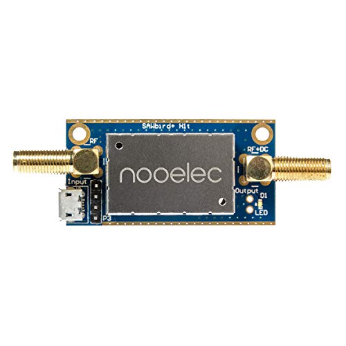 Nooelec SAWbird+ H1 Barebones - Premium-SAW Filter und Kaskadiertes LNA-Modul (Ultra-Low Noise Amplifier) für Wasserstoffleitungsanwendungen (21cm). 1420 MHz Mittenfrequenz von NooElec