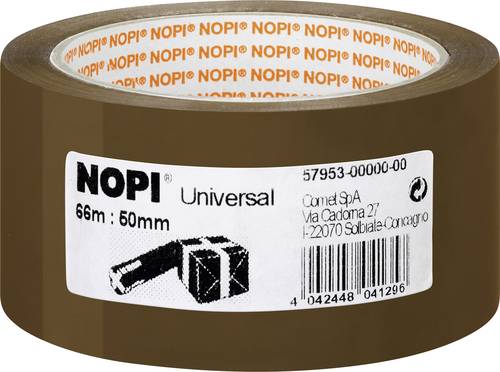 Nopi UNIVERSAL 57953-00000-00 Packband Braun (L x B) 66m x 50mm von Nopi