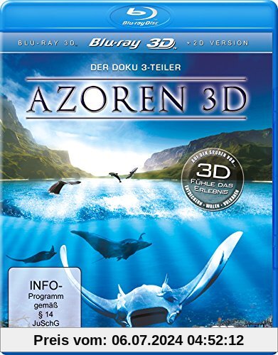 Azoren 3D - Auf den Spuren von Entdeckern, Walen und Vulkanen (Gesamtbox im 3 Disc Set) [3D Blu-ray] von Norbert Vander