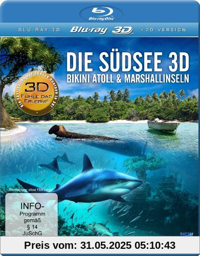 Die Südsee 3D - Bikini Atoll & Marshallinseln (+ 2D Version) [Blu-ray 3D] von Norbert Vander