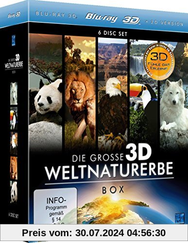 Die große 3D Weltnaturerbe Box (3D Blu-rays im 6 Disc Set) von Norbert Vander
