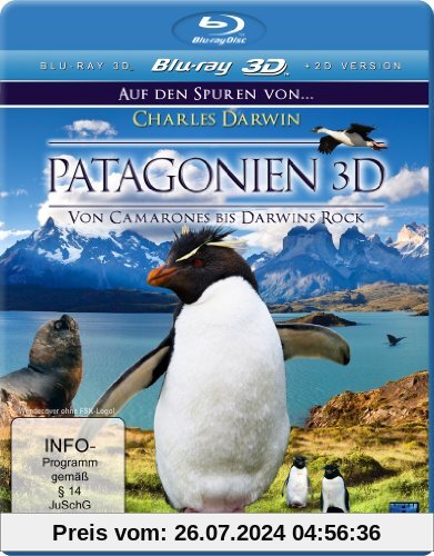 Patagonien 3D - Auf den Spuren von Charles Darwin: Von Camarones bis Darwins Rock [3D Blu-ray] von Norbert Vander