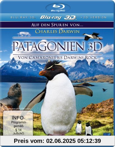 Patagonien 3D - Auf den Spuren von Charles Darwin: Von Camarones bis Darwins Rock [3D Blu-ray] von Norbert Vander