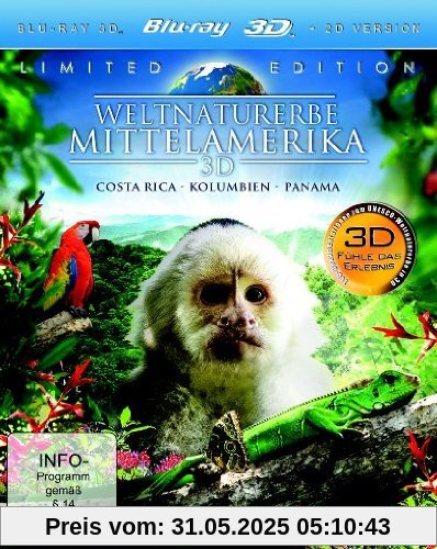 Weltnaturerbe 3D - Mittelamerika (Limited Edition mit Costa Rica / Kolumbien & Panama) (3 Disc Set) [3D Blu-ray] von Norbert Vander
