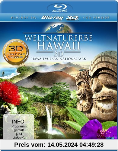 Weltnaturerbe Hawaii 3D - Hawaii Vulkan-Nationalpark (+ 2D Version) [Blu-ray 3D] von Norbert Vander