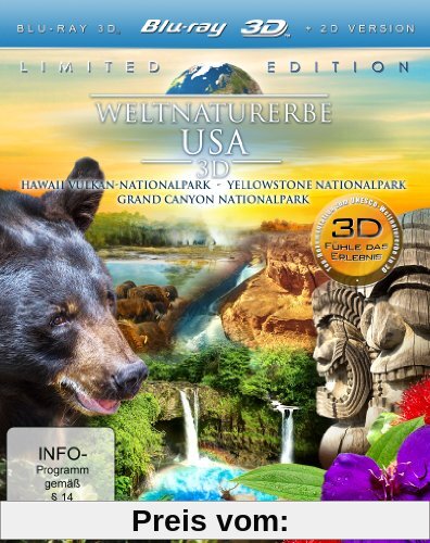 Weltnaturerbe USA 3D [Limited Edition] [3D Blu-ray] von Norbert Vander