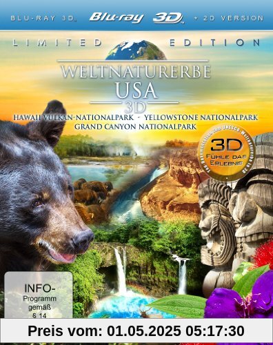 Weltnaturerbe USA 3D [Limited Edition] [3D Blu-ray] von Norbert Vander