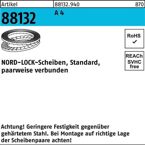 200 Stk. Nord-lock Unterlegscheibe R 88132 geklebt NL 5 SS A 4 200 Stück 200 Stk. Nord-lock Unterlegscheibe R 88132 geklebt NL 5 SS A 4 200 Stück von Nord-lock
