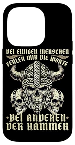 Bei Einigen Menschen Fehlen Mir Die Worte Bei Anderen Hammer Hülle für iPhone 14 Pro Bei Einigen Menschen Fehlen Mir Die Worte Bei Anderen Hammer Hülle für iPhone 14 Pro von Nordische Mythologie Nordman Wikinger Odins Runen