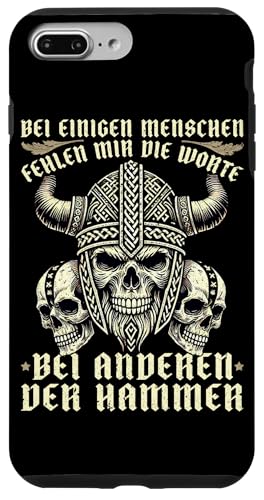 Bei Einigen Menschen Fehlen Mir Die Worte Bei Anderen Hammer Hülle für iPhone 7 Plus/8 Plus Bei Einigen Menschen Fehlen Mir Die Worte Bei Anderen Hammer Hülle für iPhone 7 Plus/8 Plus von Nordische Mythologie Nordman Wikinger Odins Runen