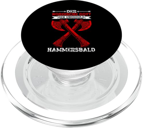 Der Nordische Gott Der Ungeduld Hammersbald Wikinger Viking PopSockets PopGrip für MagSafe Der Nordische Gott Der Ungeduld Hammersbald Wikinger Viking PopSockets PopGrip für MagSafe von Nordische Mythologie Nordman Wikinger Odins Runen