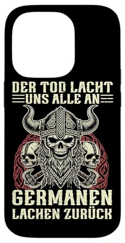 Der Tod Lacht Uns Alle An Germanen Lachen Zurück Wikinger Hülle für iPhone 14 Pro Der Tod Lacht Uns Alle An Germanen Lachen Zurück Wikinger Hülle für iPhone 14 Pro von Nordische Mythologie Nordman Wikinger Odins Runen