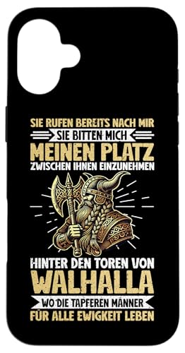 Nordische Mythologie Wikinger Nordische Runen Götter Viking Hülle für iPhone 16 Plus Nordische Mythologie Wikinger Nordische Runen Götter Viking Hülle für iPhone 16 Plus von Nordische Mythologie Nordman Wikinger Odins Runen