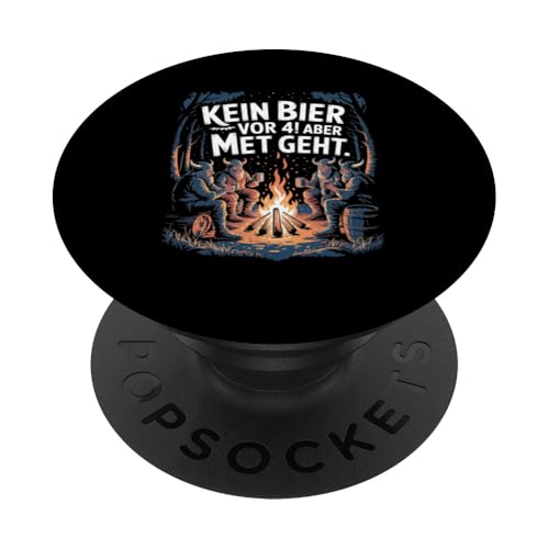 Wikinger Nordische Mythologie Kein Bier Vor 4 PopSockets Klebender PopGrip von Nordische Mythologie Wikinger Sagen Humor