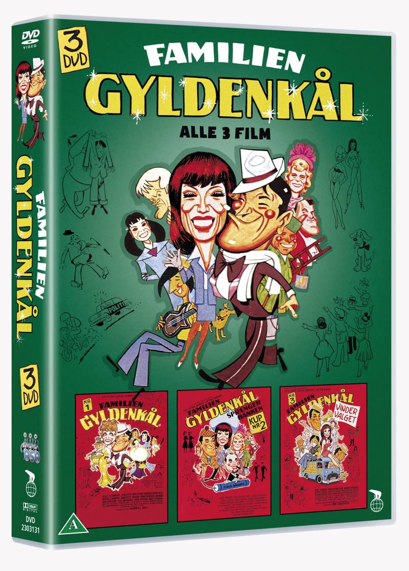 Familien Gyldenkål - 3 DVD Boks von Nordisk Film