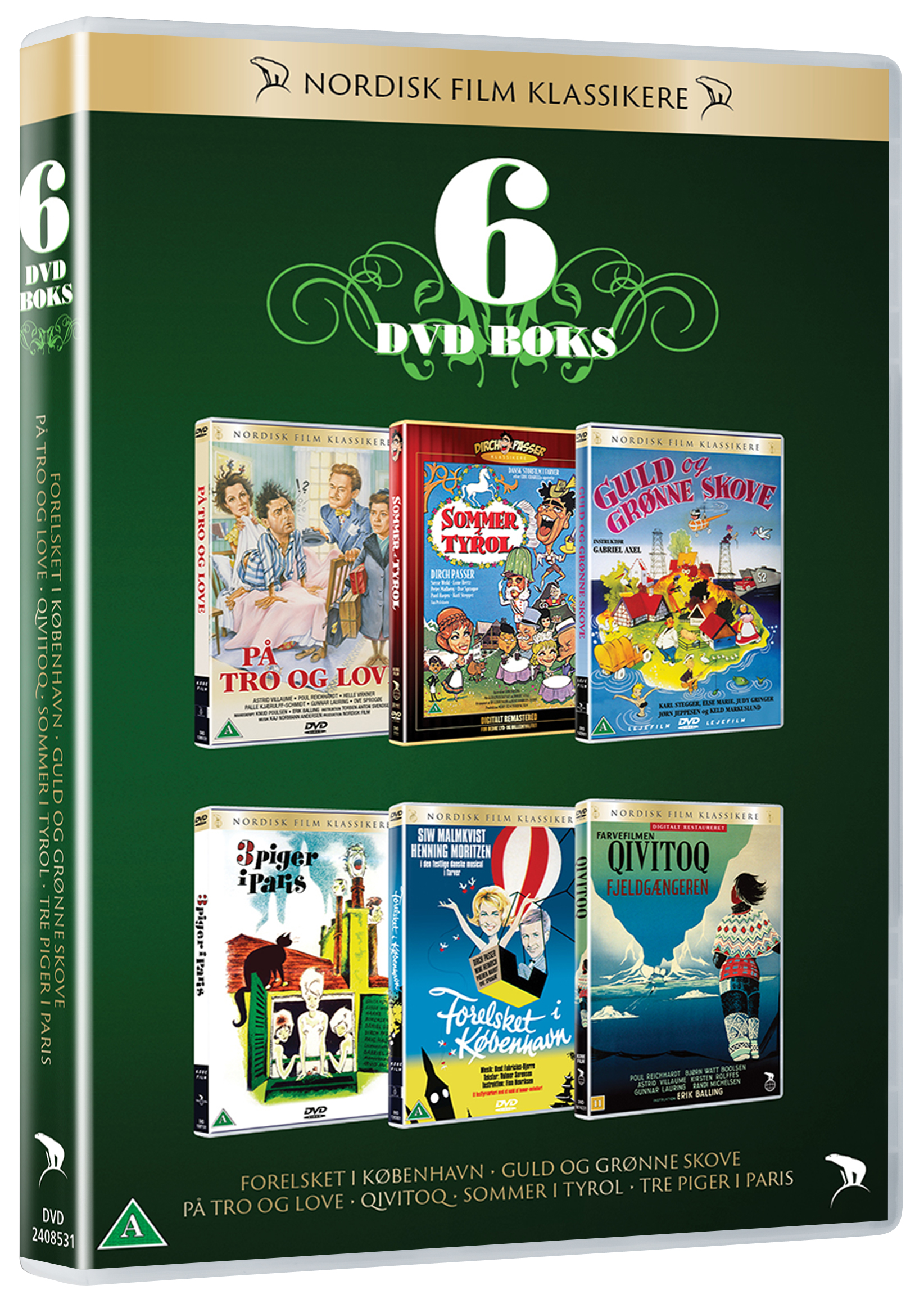Nordisk Film Klassikere - 6 DVD Boks - Klassikere Nordisk Film Klassikere - 6 DVD Boks - Klassikere von Nordisk Film