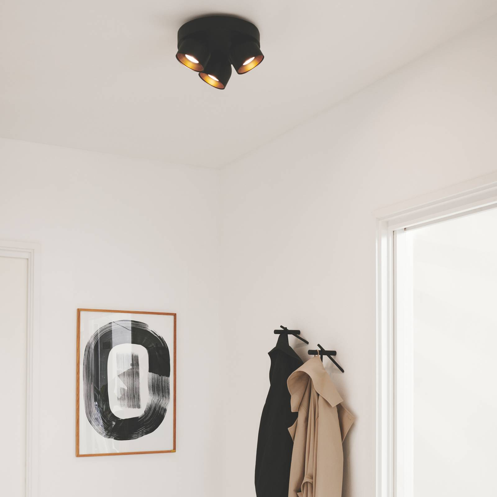 Downlight Pitcher, GU10, dreiflammig, rund, Metall, schwarz Downlight Pitcher, GU10, dreiflammig, rund, Metall, schwarz von Nordlux