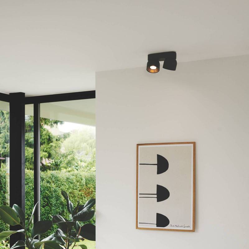 Downlight Pitcher, GU10, zweiflammig, Metall, schwarz von Nordlux