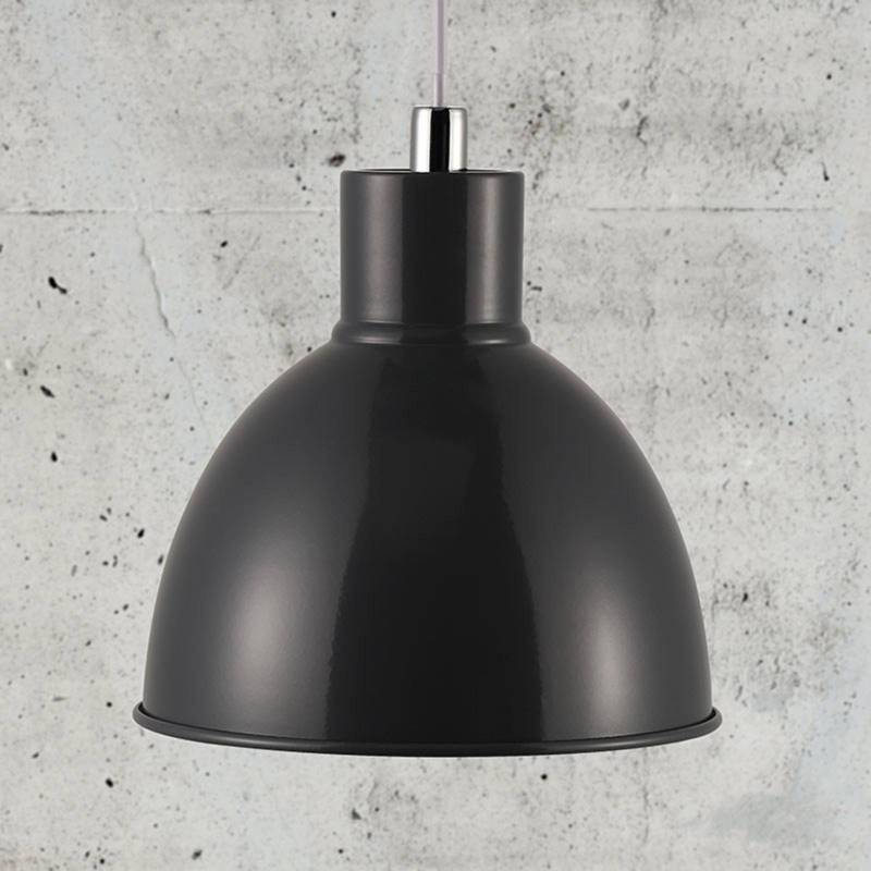 Hängeleuchte Pop mit Metallschirm, anthrazit von Nordlux