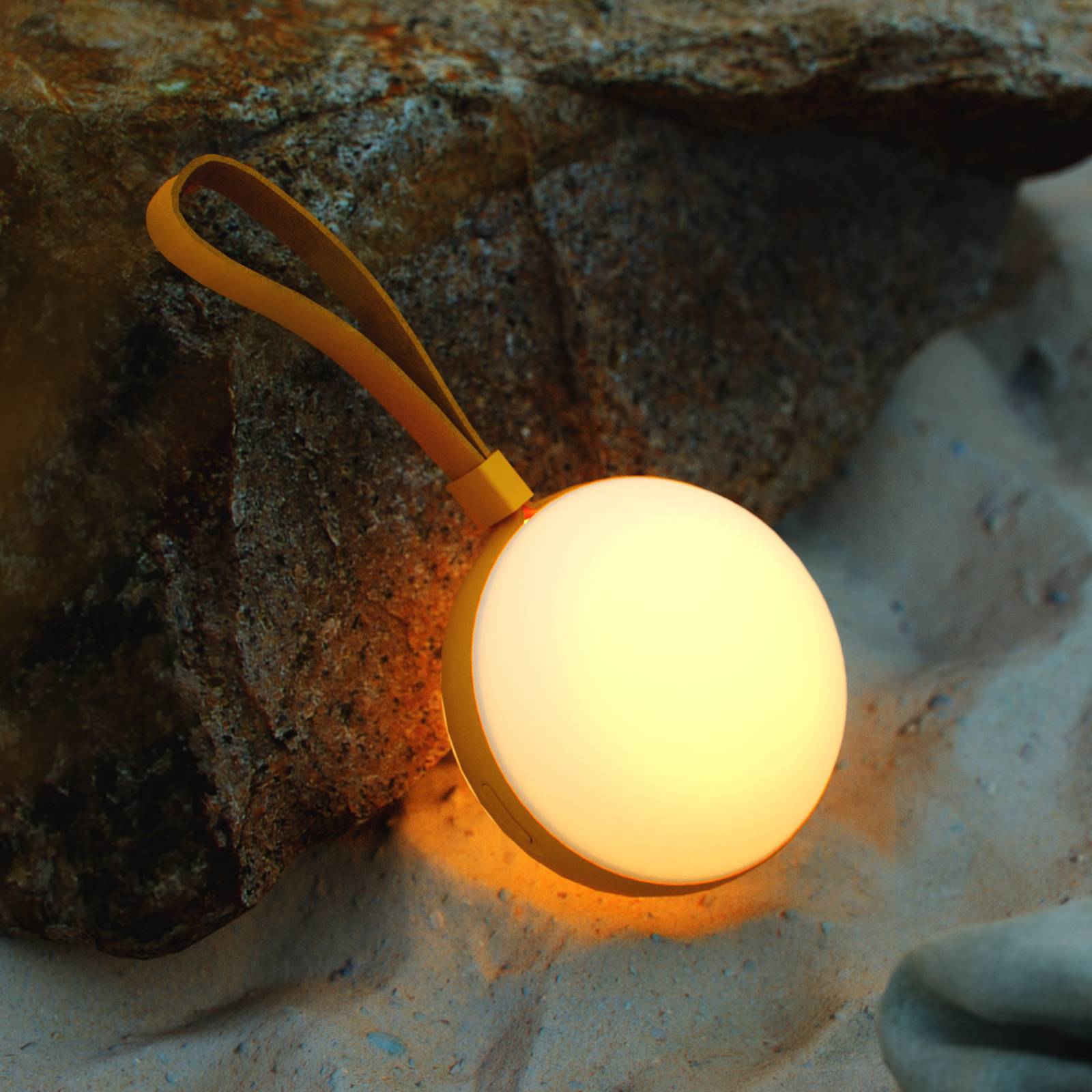 LED-Außenleuchte Bring to go Ø 12 cm weiß/gelb LED-Außenleuchte Bring to go Ø 12 cm weiß/gelb von Nordlux