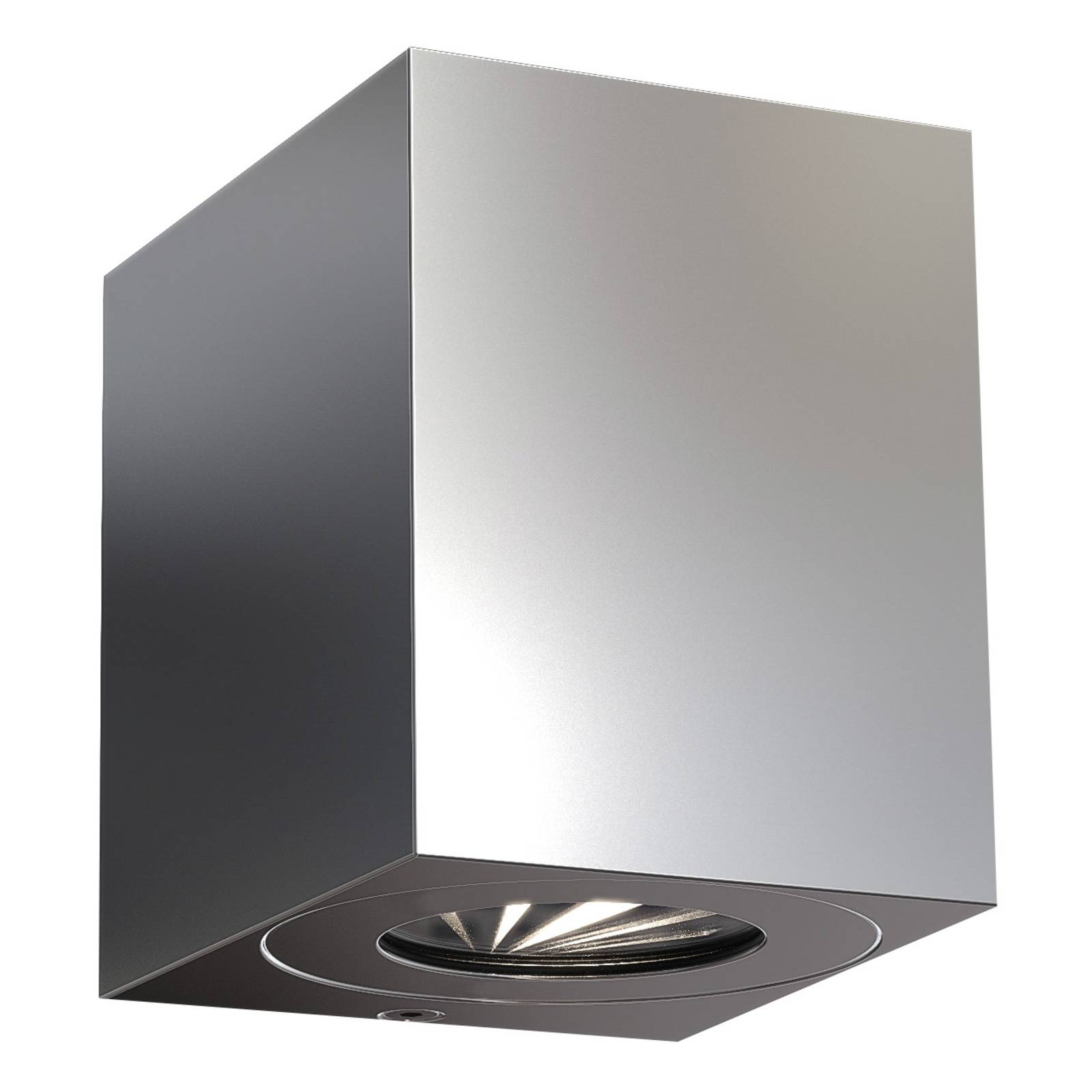 LED-Außenwandlampe Canto Kubi 2, 10 cm, edelstahl LED-Außenwandlampe Canto Kubi 2, 10 cm, edelstahl von Nordlux