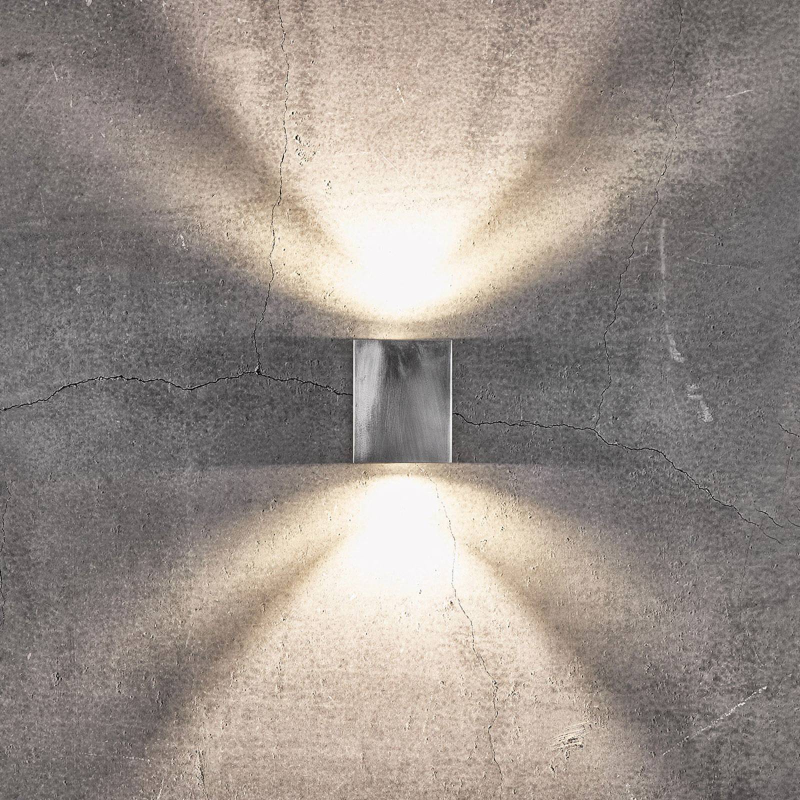 LED-Außenwandlampe Canto Kubi 2, 10 cm, verzinkt LED-Außenwandlampe Canto Kubi 2, 10 cm, verzinkt von Nordlux