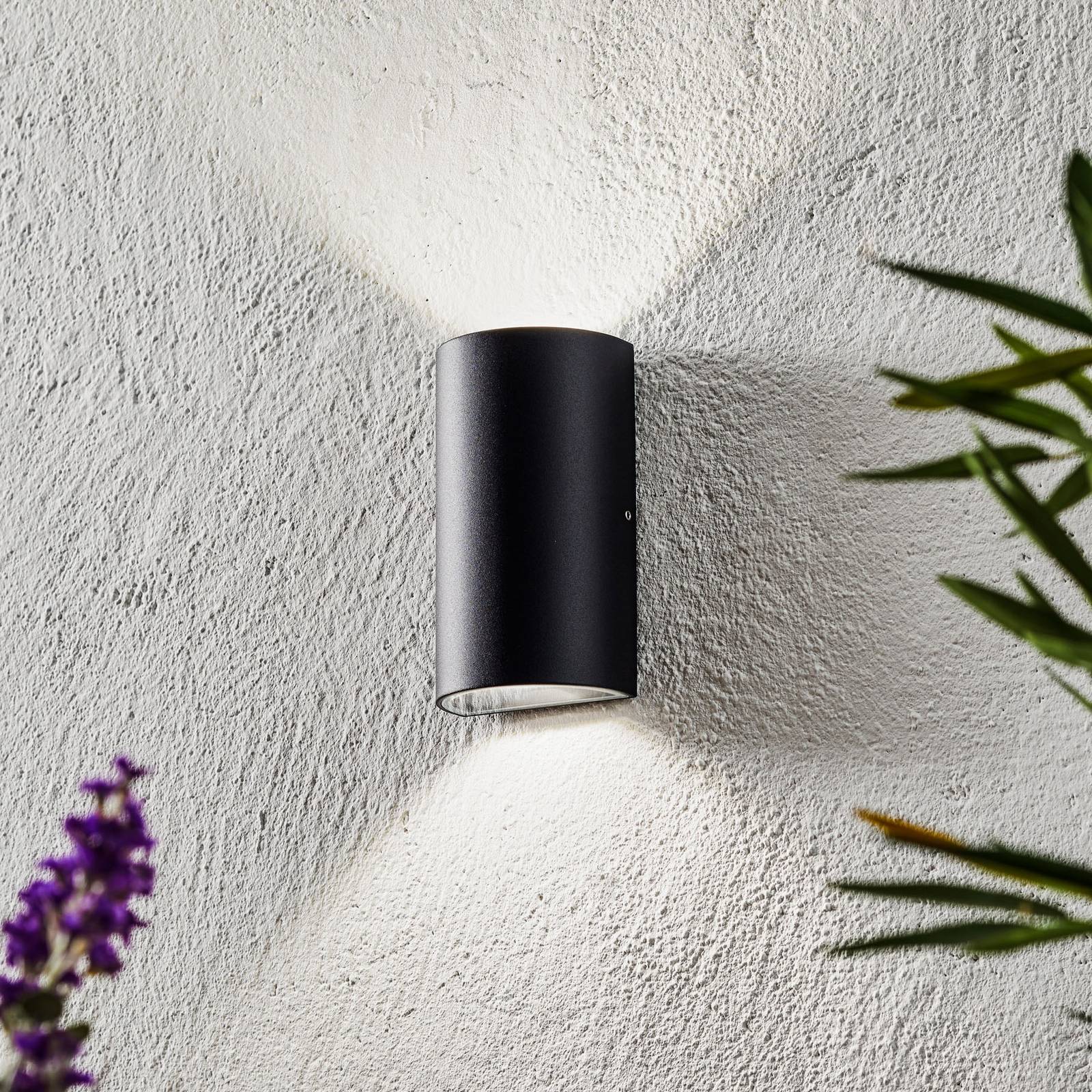 LED-Außenwandlampe Rold, runde Form LED-Außenwandlampe Rold, runde Form von Nordlux