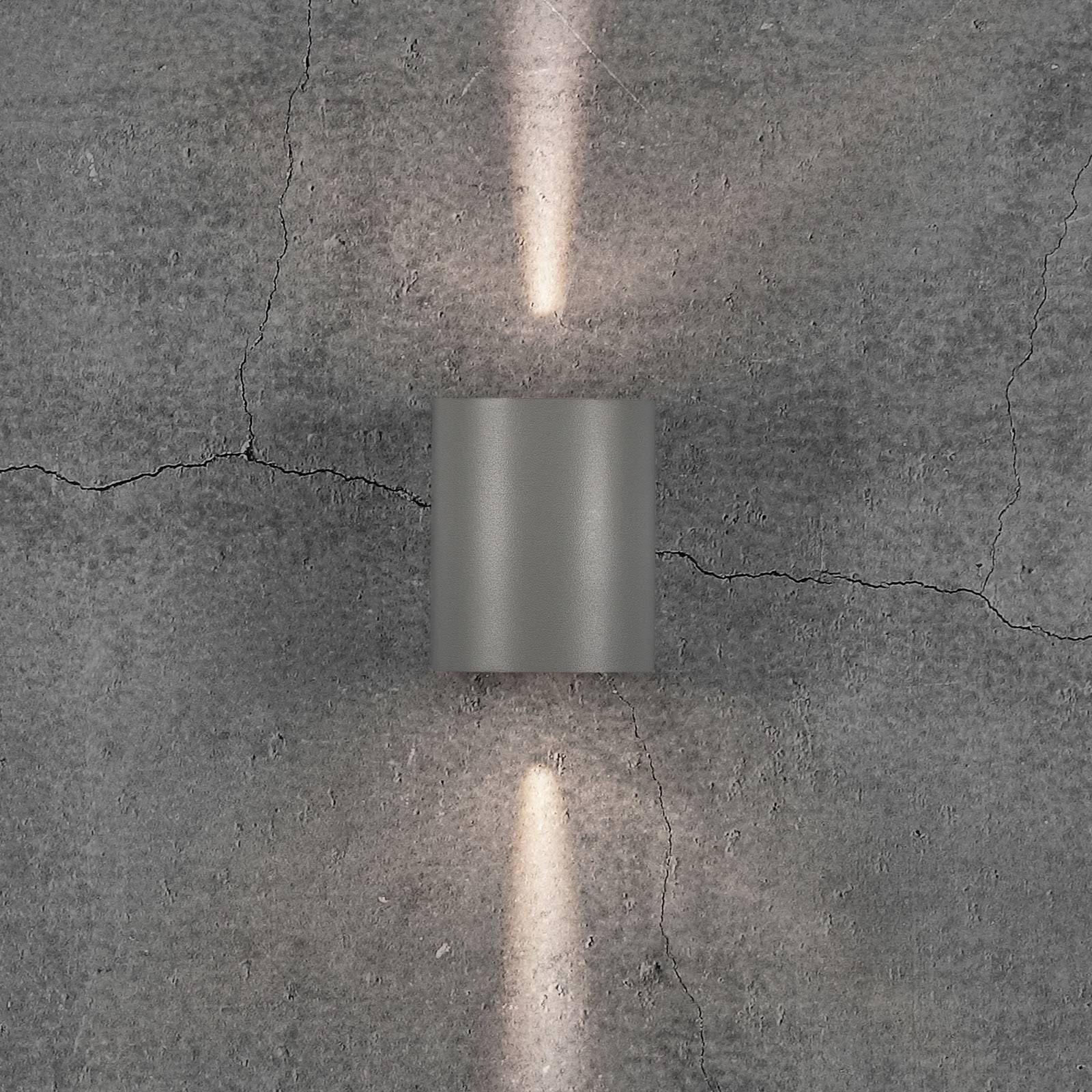 LED-Außenwandleuchte Canto 2, 10 cm, grau LED-Außenwandleuchte Canto 2, 10 cm, grau von Nordlux
