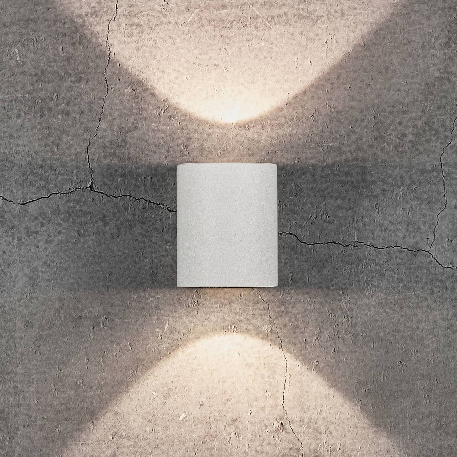 LED-Außenwandleuchte Canto 2, 10 cm, weiß LED-Außenwandleuchte Canto 2, 10 cm, weiß von Nordlux